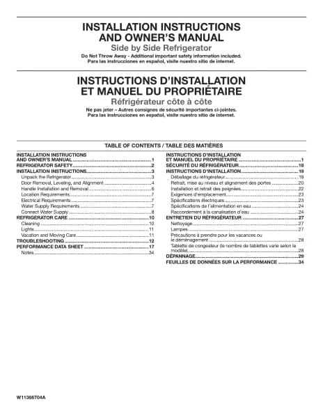 Whirlpool WRS325SDBK