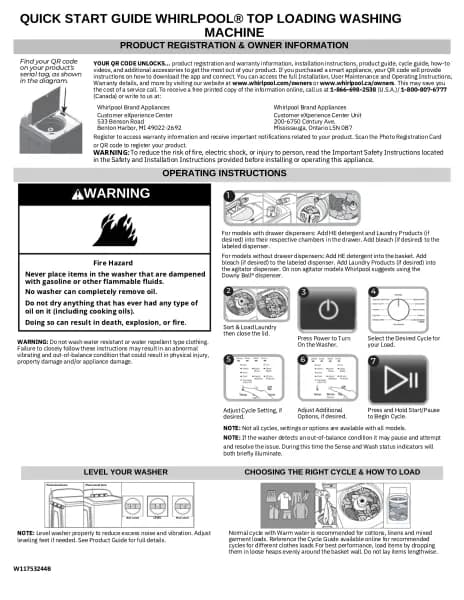 Whirlpool WTW4107SW