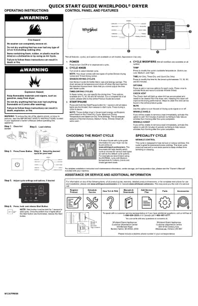 Whirlpool YWED4105SW