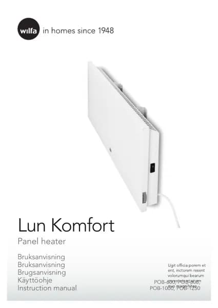 Wilfa Lun Komfort POB-1250