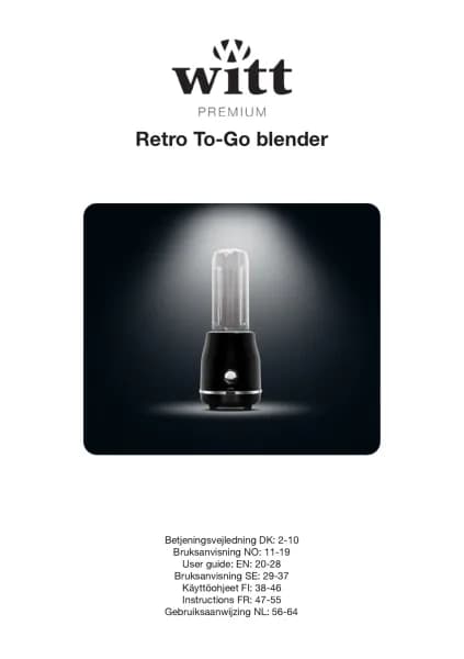 Witt Retro To-Go blender