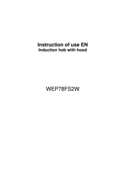 Witt WEP78FS2W
