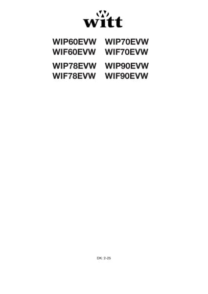 Witt WIF90EVW