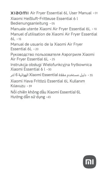 Xiaomi Air Fryer Essential 6L