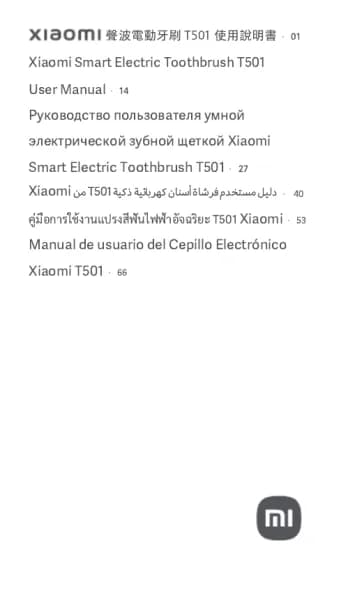 Xiaomi Smart Electric Toothbrush T501