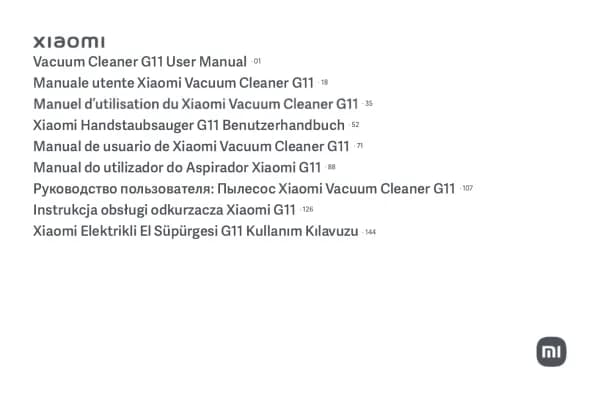 Xiaomi Vacuum Cleaner G11