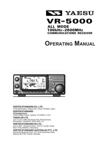 Yaesu VR-5000