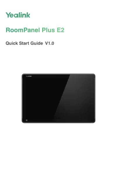 Yealink RoomPanel E2 Plus
