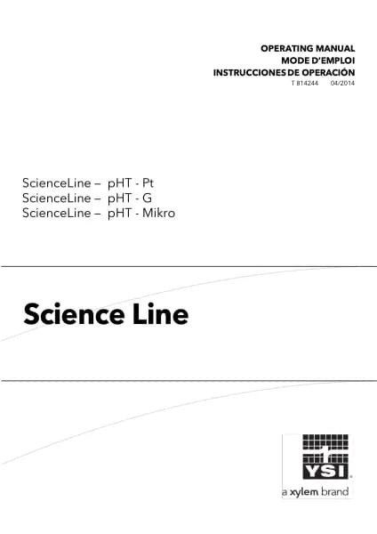 YSI Science Pht-G