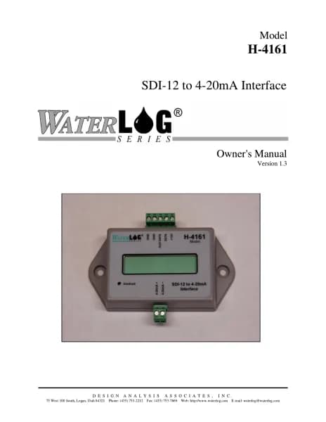 YSI WaterLog H-4161