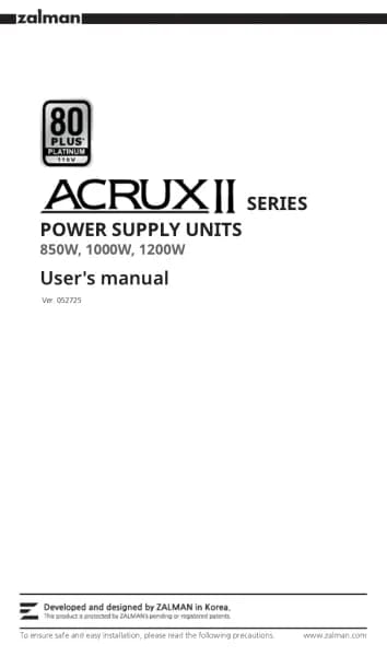 Zalman Acrux II ZM1000-ARX2