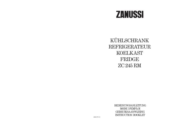 Zanussi ZC245RM