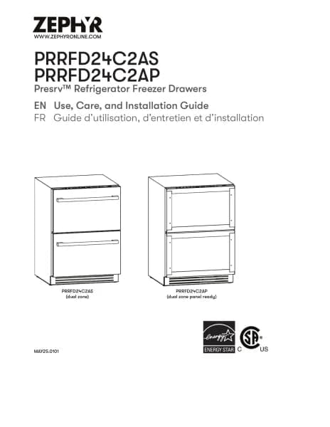 Zephyr Presrv PRRFD24C2AS