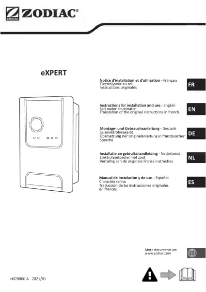Zodiac eXPERT pH/ORP