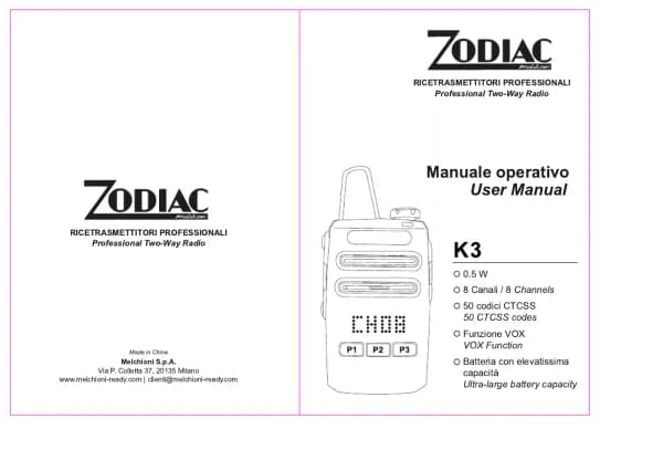 Zodiac K3