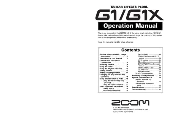 Zoom G1M