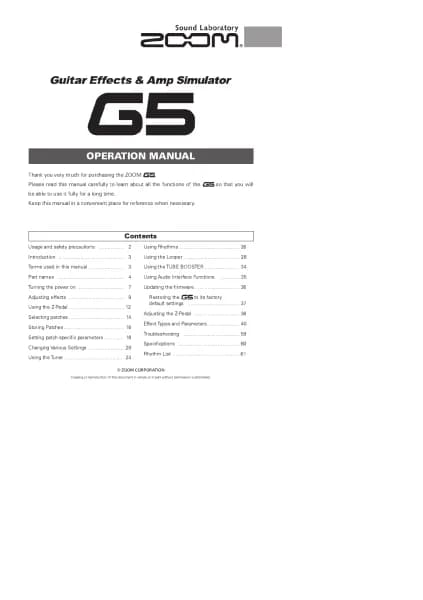 Zoom G5