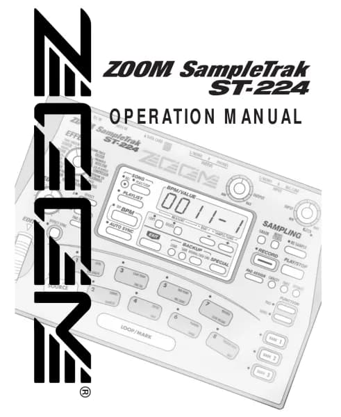 Zoom Sampletrak ST-224