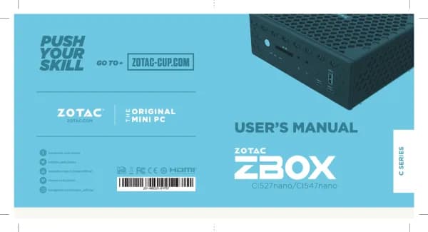 ZOTAC ZBOX CI527 Nano
