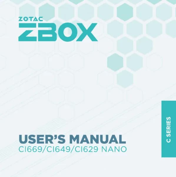 ZOTAC ZBOX CI669 nano