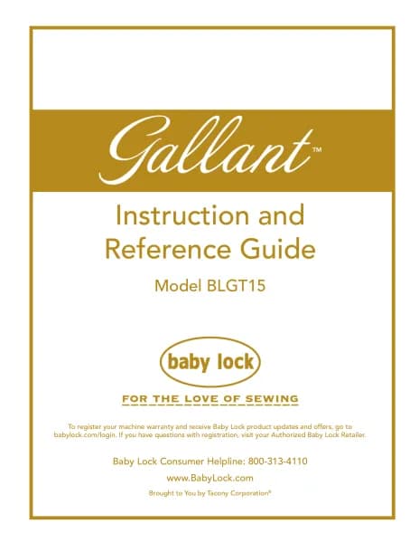 Baby Lock Gallant Longarm