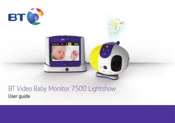 British Telecom Baby Monitor 7500 Lightshow