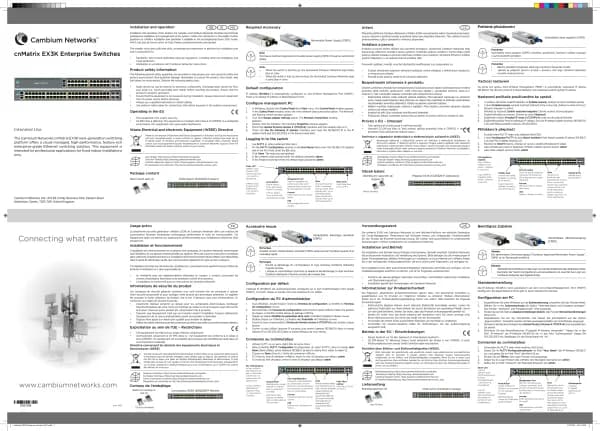 Cambium Networks cnMatrix EX3030RM-P