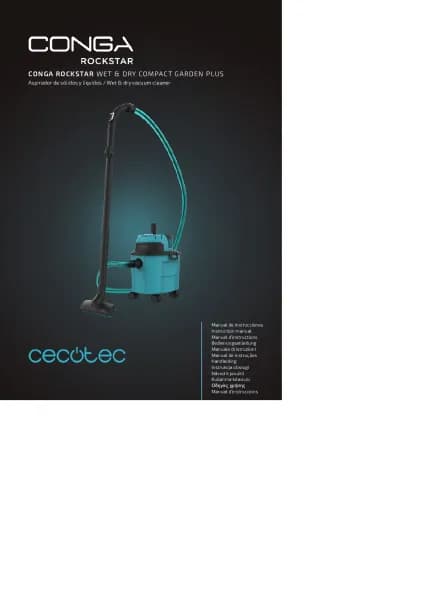 Cecotec Conga Rockstar Wet & Dry Compact Garden Plus