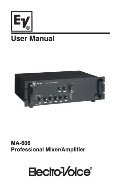 Electro-Voice MA-606