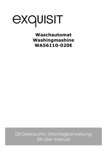 Exquisit WA56110-020A
