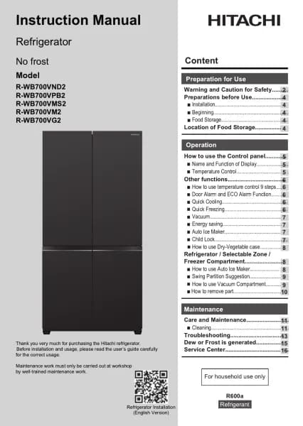 Hitachi R-WB700VM2