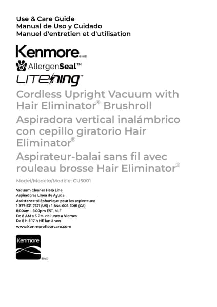 Kenmore CU5001