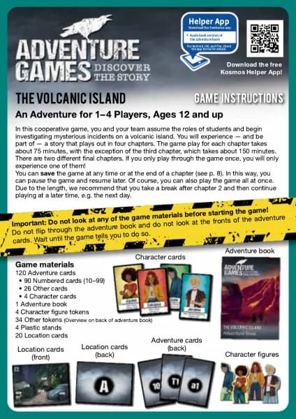 Thames & Kosmos Adventure Games: The Volcanic Island