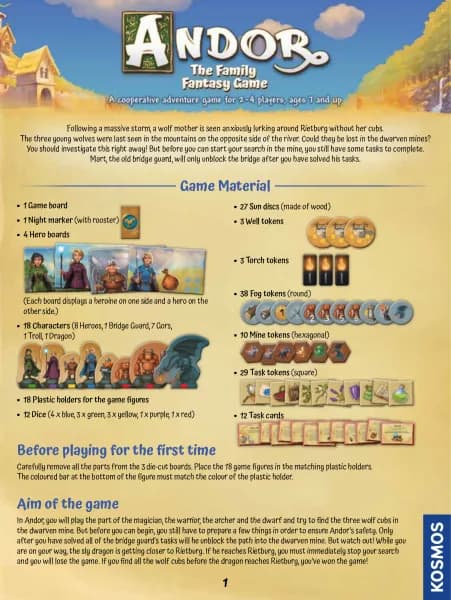 Thames & Kosmos Andor: The Family Fantasy Game