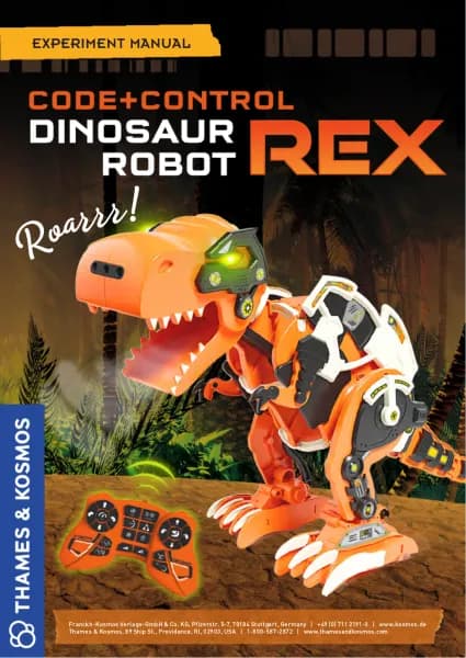 Thames & Kosmos Code+Control Dinosaur Robot: REX