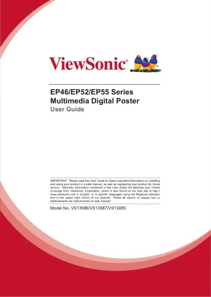 Viewsonic EP5555