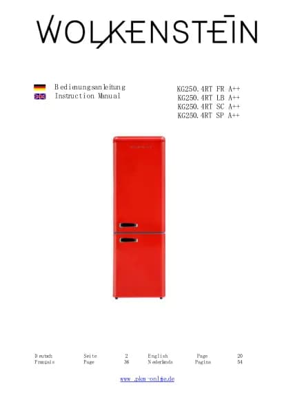 Wolkenstein KG250.4RT FR A++